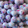 20mm Jewel Splattered Miracle AB Acrylic Bubblegum Beads - Image 2 of 0
