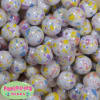 20mm Pastel Splattered Miracle AB Acrylic Bubblegum Beads - Image 2 of 0