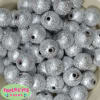 20mm Silver Stardust Bubblegum Beads - Image 2 of 0