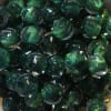 20mm Clear Forest Green Swirl Glitter Acrylic Bubblegum Beads - Image 2 of 0