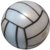 20mm Volleyball Print Beads - Image 1 of 0