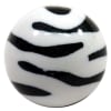 20mm Zebra Stripe Bubblegum Bead - Image 1 of 0