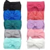 photo of Oversized Turban Knotted Baby Girl Bow Headband - Image 2 of 0