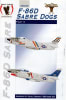 Cover Illustration for 1/48 Eagle Strike decal for scale model F-86F Sabre, two versions are on the cover. - Image 1 of 0