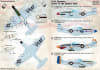 Photo of model decal sheet by Print Scale of F-51D Mustang units of the Korean War for scale model aircraft F-51 Mustang. - Image 2 of 0