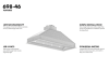 ZLINE Ducted Wall Mount Range Hood Insert in Stainless Steel (698-46) - Image 3 of 0