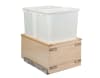 Century Components TOUCH-TO-OPEN Cascade Series 14" Bottom Mount Waste System - 34 qt. Bin - Image 1 of 0