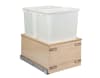 Century Components Edge Series 14" Bottom Mount Waste System - Double 50 qt. Bin - Image 1 of 0