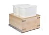 Century Components Edge Series 17" Bottom Mount Waste System - Double 50 qt. Bin - Image 1 of 0