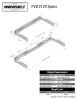 FVB-2129 Floating Vanity Bracket Kit - For 21" to 29" Wide Vanity Cabinet - Image 2 of 0