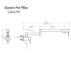 ZLINE Gemini Pot Filler in Polished Gold (GEM-FPF-PG) - Image 2 of 0