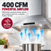 Ascension 30" Stainless Steel Range Hood, 400 CFM, Remote Control - Image 4 of 0