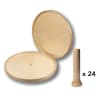 Century Components 32" Full Round MagnaSusan 2 Shelf Kit, Signature Pro Series, 24 Pegs, Independent Rotating Hardware Included (MSSIGSHO32FRPF-PROFRBH) - Image 1 of 0