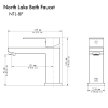 ZLINE North Lake Bath Faucet (NTL-BF-GM) - Gun Metal - Image 2 of 0