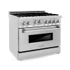 ZLINE 36" Professional 4.6 cu. ft. 6 Gas on Gas Range in Stainless Steel (RG36) - Image 1 of 0