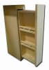 66" Mantel Hood Flat Panel Pillar w/Pullouts - Maple - Image 2 of 0