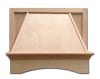 Castlewood Acanthus Molding Chimney Range Hood Front with Arched Plain Valance - Image 1 of 0