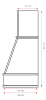 Castlewood SY-WCNOSL Transitional Chimney Range Hood with Removable Upper Access - Image 4 of 0
