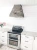 Castlewood SY-WCSLRH-DG Dark Gray Rustic Shiplap Chimney Range Hood (Without Chimney Extension) - Image 4 of 0