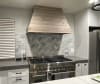 Castlewood SY-WCSLRH-LG Light Gray Rustic Shiplap Chimney Range Hood (Without Chimney Extension) - Image 3 of 0