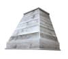 Castlewood SY-WCSLRH-WW White Wash Rustic Shiplap Chimney Range Hood (Without Chimney Extension) - Image 1 of 0