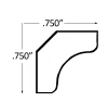 Inside Corner Molding - Maple - Image 2 of 0
