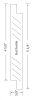 48" Rustic Shiplap Plank - Dark Gray (8-Pack, 12.34 sq ft) - Image 2 of 0