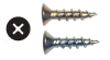 #7 x 5/8 Flat Phillips Full Deep Thread Hardware Screws | Remodel Market - Image 1 of 0