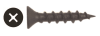 #6 x 3/4 Flat Phillips Full Deep Thread Hardware Screws | Remodel Market - Image 4 of 0