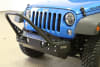 Rock Hard 4x4™ Steel Patriot Series Grille Width Front Bumper w/ Stinger for Jeep Wrangler JK 2007 - 2018 [RH-5007] - Image 1 of 0