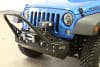 Rock Hard 4x4™ Steel Patriot Series Grille Width Front Bumper w/ Stinger for Jeep Wrangler JK 2007 - 2018 [RH-5007] - Image 2 of 0