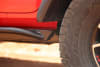 Rock Hard 4x4™ Patriot Series Tube Slider Rocker Guards - Angled Up for Jeep Wrangler JL 2DR 2018 - Current [RH-90100] - Image 3 of 0