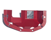 Rock Hard 4x4™ HardHat™ Differential Cover Red Finish for JL/JT Rubicon M210 Front [RH-9085] - Image 2 of 0