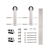 FLAT RAIL STICK STRAP Stainless Steel - 8 FT. Door Kit for WOOD Door - Image 2 of 0