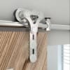DUAL WHEEL STRAP Stainless Steel 78 in. Door Kit for WOOD or GLASS - Image 1 of 0