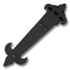 1-1/2 in. - 2-1/4 in. FLEUR-DE-LIS Hammered Hardware - Long Bracket (with 6 ft. Rail) - Image 1 of 0