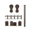 3/4 to 1-1/2 in. CIRCLES Hardware Kit - Short Bracket  (with 6 ft. Rail. - Image 2 of 0