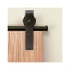 3/4 in. to 1-1/2 in. HOOK Black Rolling Door Hardware Kit - Image 1 of 0