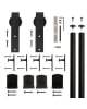 3/4 in. to 1-1/2 in. HOOK Black Rolling Door Hardware Kit - Image 2 of 0