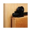 3/4 in. to 1-1/2 in. TOP MOUNT Black Rolling Door Hardware Kit - Image 2 of 0
