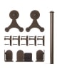 3/4 to 1-1/2 in. TRI-STAR Hardware Kit - Short Bracket  (with 6 ft. Rail. - Image 2 of 0