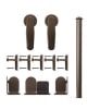 3/4 in. - 1-1/2 in. VISTA Hardware Short Bracket Kit - Image 2 of 0