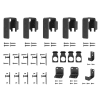 Round Rail Bypassing Door Hardware Kit - Image 2 of 0
