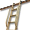 IN-STOCK MAPLE LADDER - QG.6009.MA - Maple 16 in wide - 9 ft. - Image 4 of 0