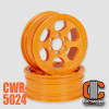 Crawler Innovations 2.2" 6 Bolt Wheel 1" Width - Orange (2) - Image 1 of 0