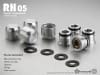 Gmade 1.9" RH05 Wheel Hubs (Silver) (4) - Image 2 of 0