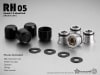 Gmade 1.9" RH05 Wheel Hubs (Black) (4) - Image 2 of 0