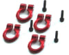 Hot Racing Aluminum 1/10 Scale  Red Tow Shackle for the Axial Jeep (4) - Image 2 of 0