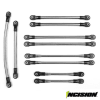 Incision SCX10 II 12.3" Wheelbase 1/4 Stainless Steel 10pcs Link Kit - Image 1 of 0