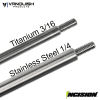 Incision SCX10 II 12.3" Wheelbase 1/4 Stainless Steel 10pcs Link Kit - Image 2 of 0